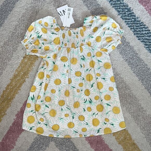 ZARA Kids | Yellow | SUNFLOWER DRESS - Picture 6 of 7